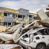 La Chaux-de-Fonds a été frappée par une tempête dont les vents dépassaient les 200 km/h (archives).